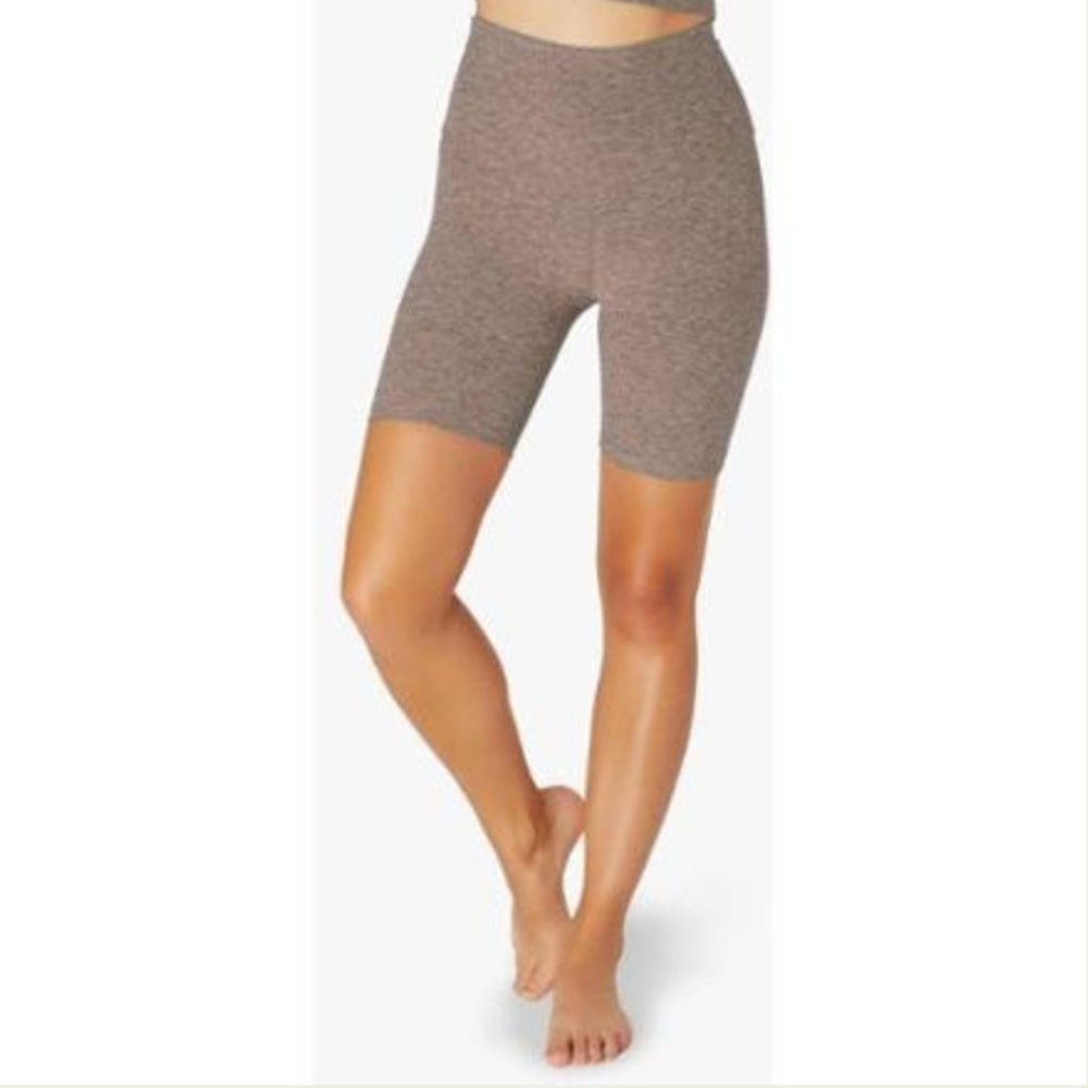 Beyond Yoga Spacedye High-Waisted Biker Shorts - Women's / MOCHA